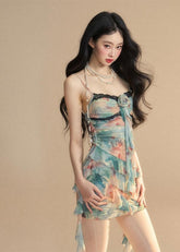 Floral Halter Dress